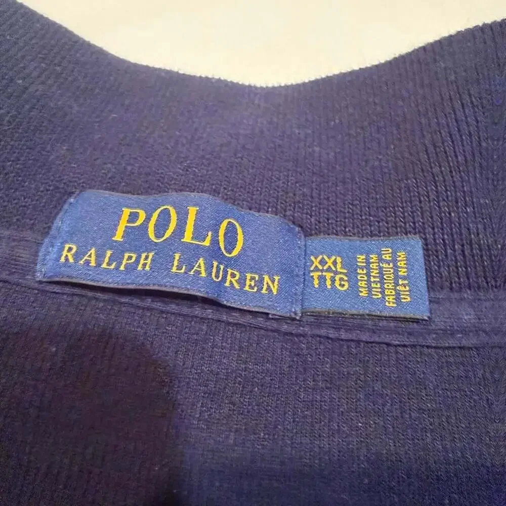 Polo Ralph Lauren Navy Blue Quarter Zip Sweatshirt